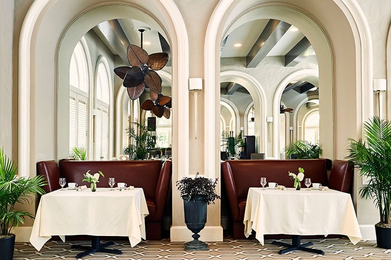 Photograph of the restaurant at Mills House Wyndham Grand