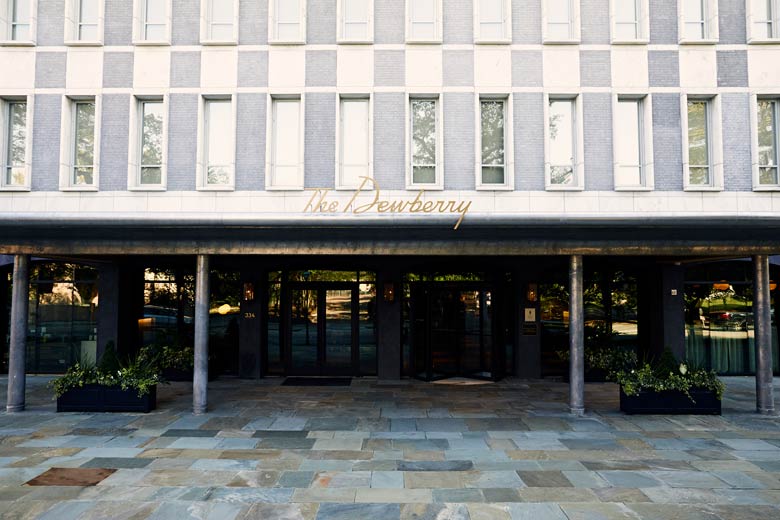 Photograph of the exterior of The Dewberry